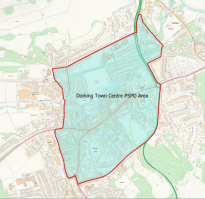 Map - Dorking Town Centre